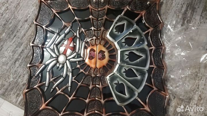 Нарды ручной работы со стеклом