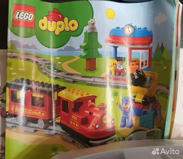 Lego duplo Поезд на паровой тяге (10874)