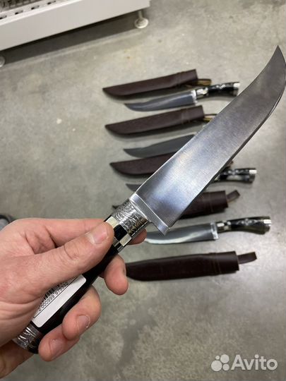 Нож узбекский (пчак рог цветной)