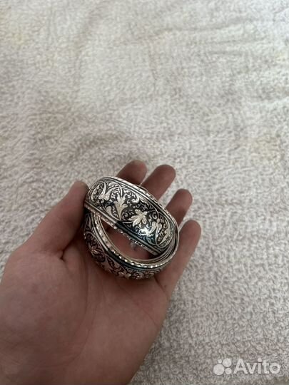 Серебряный браслет Кубачи