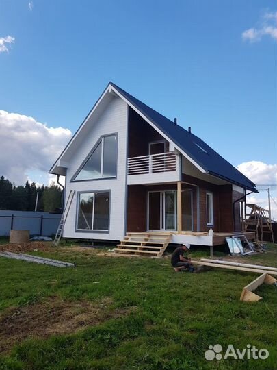 Каркасный дом Омега 117 Топ Новинка Проект 24г