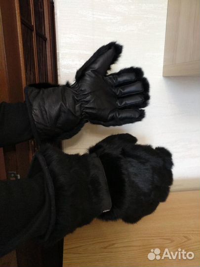 Перчатки мужские для езды на снегоходе размер 9,5