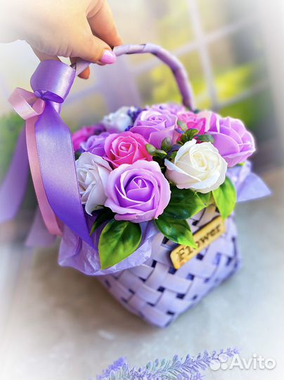 Букет из мыла. Букет из мыльных роз