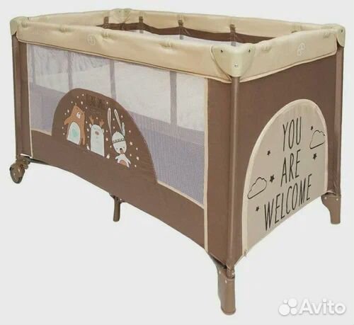 Детская кровать манеж с матрасом