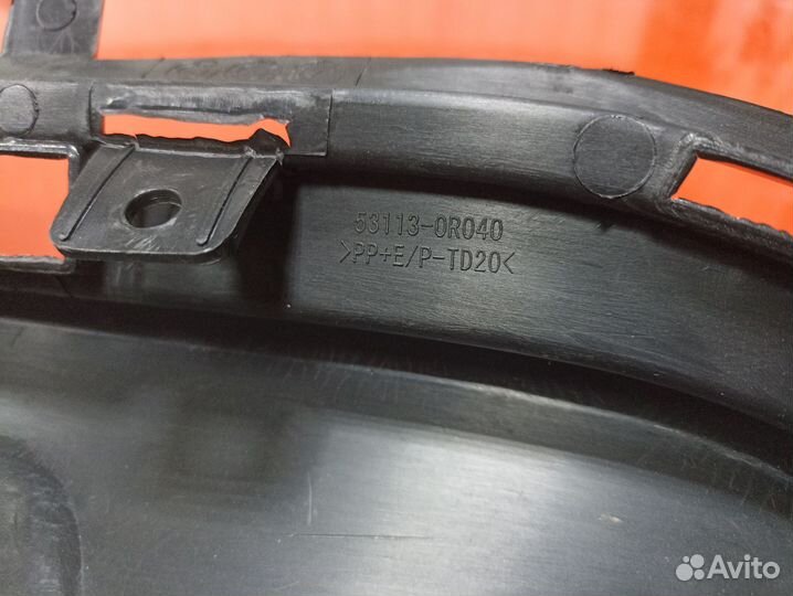 Юбка переднего бампера Toyota RAV4 2006-2013