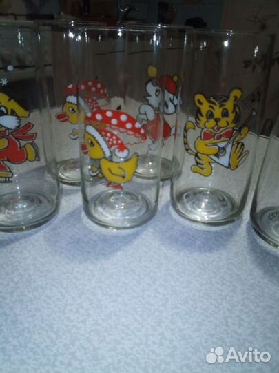 Стаканы стеклянные