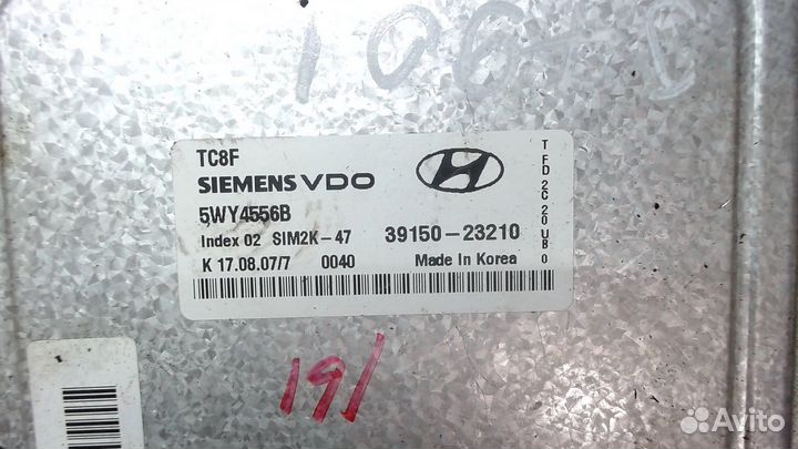 Блок управления двигателем Hyundai i30, 2007