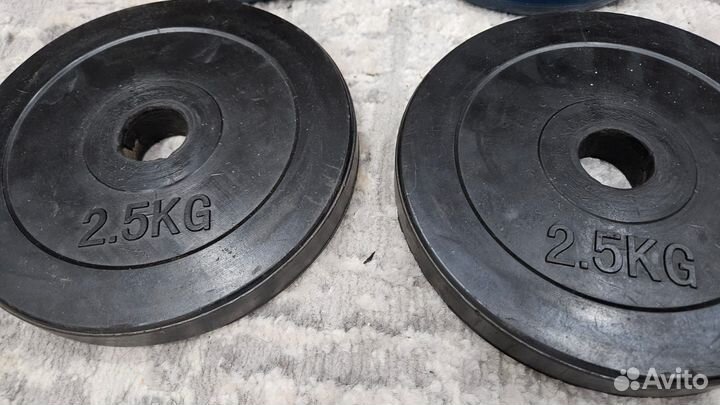 Спортивные блины по 2,5 кг