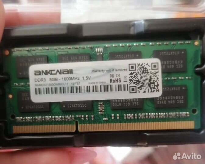 Оперативная память ddr3 для ноутбука 8gb