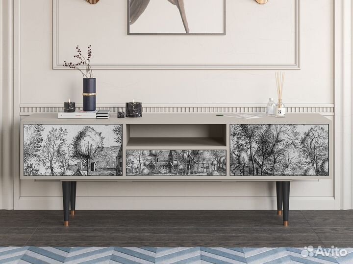 Тв-тумба T6 - Сатин - A Pond