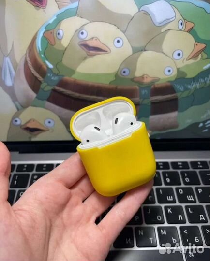 Беспроводные наушники airpods 2