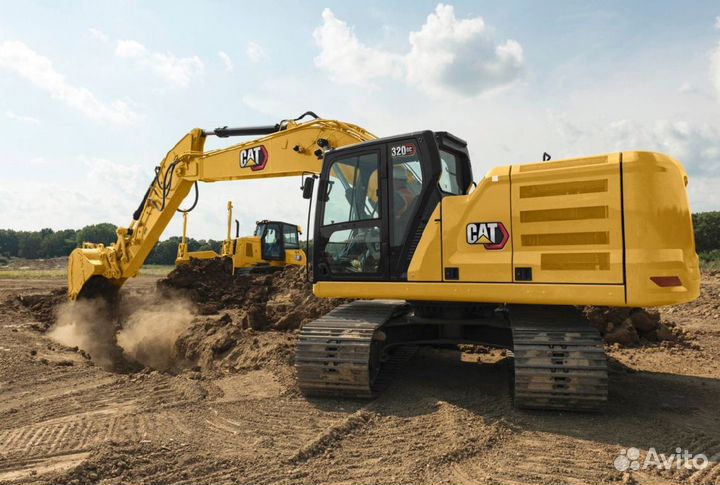 Аренда гусеничный экскаватор cat320