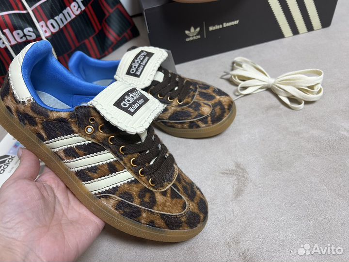 Adidas samba wales bonner leopard