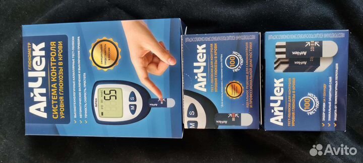 Тест полоски и глюкометр айчек