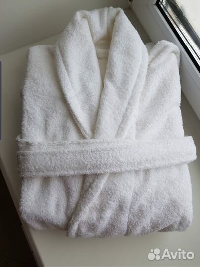 Белые махровые халаты новые все размеры