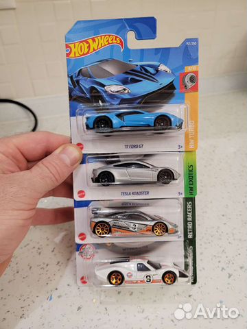 Хот вилс Hot Wheels Tesla, Ford GT40, mclaren