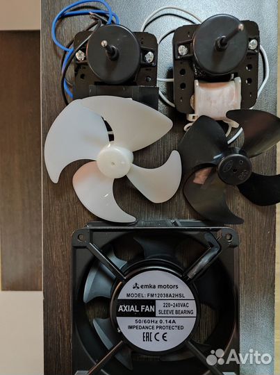 Микродвигатели, вентиляторы обдува, крыльчатки