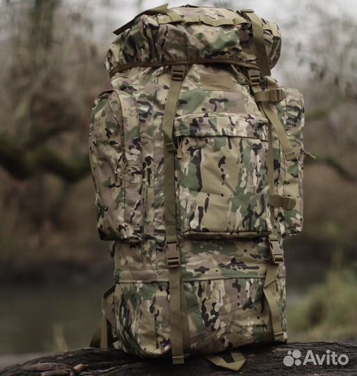 Военый Рюкзак каркасный рамный 120л