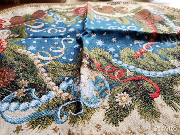 Скатерть (салфетка, украшение) новогодняя, 65х50