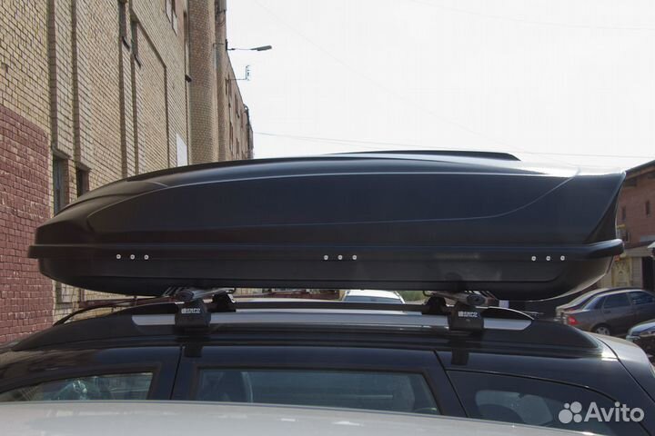 Багажник автобокс серый, белый, черный