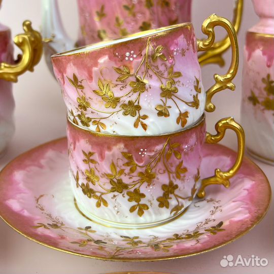 Антикварный чайный сервиз. Франция