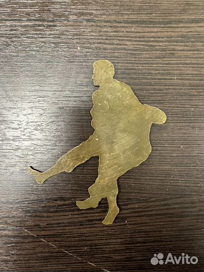 Бронзовая накладка на дверь 20 век Европа