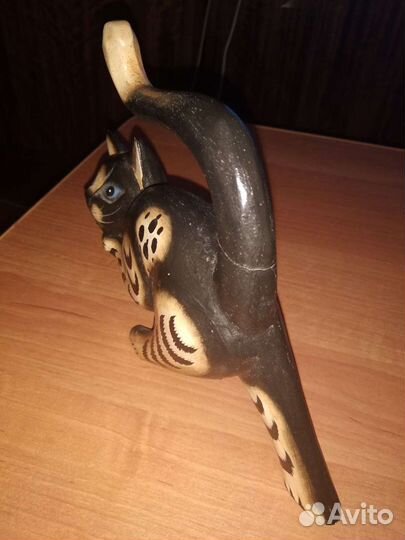 Статуэтки кошки.Дерево. (3шт.)