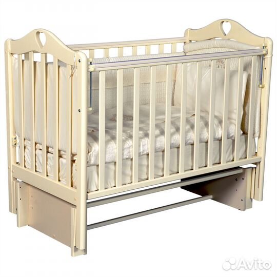 Кроватка детская Karolina 3 с маятником и матрасом