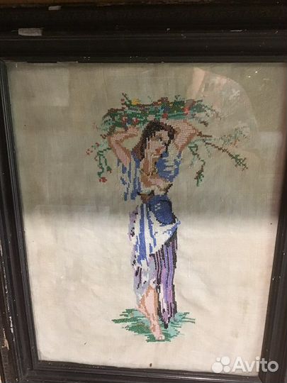 Картина вышивка