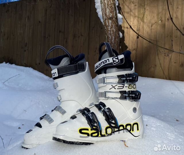 Горные лыжи детские 130 + ботинки + палки