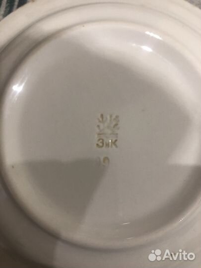 Тарелки и блюдца СССР