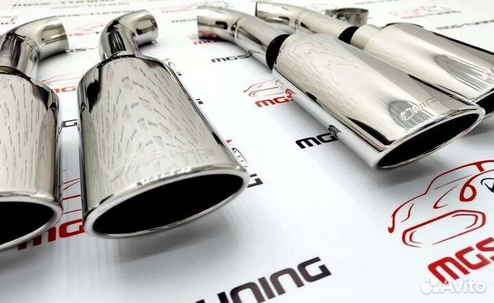 Насадки на выхлоп G63 одинарные G-class W463 гелик