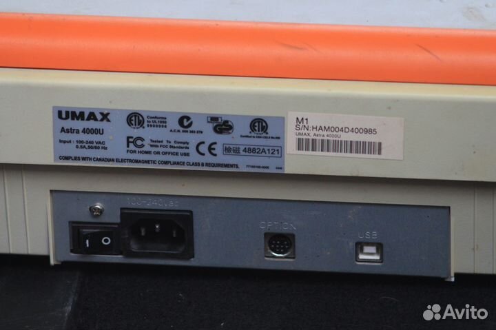 Сканер Umax Astra 4000U