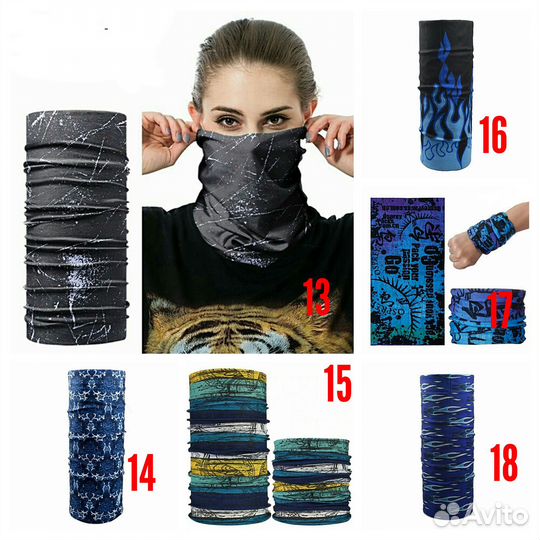 Бандана бафф большой выбор