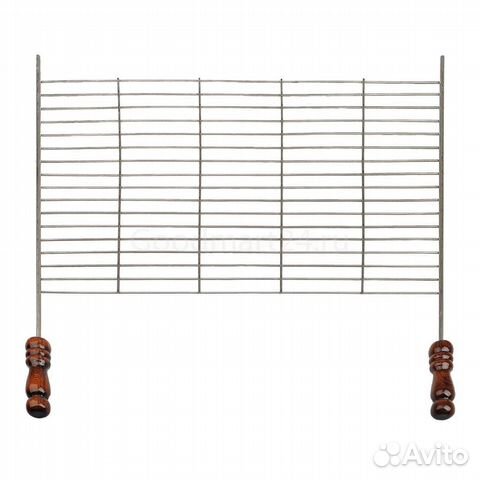 Сетка на мангал нержавеющая сталь с ручкой 50х40