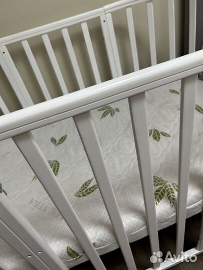 Детская кроватка трансформерс + матрас