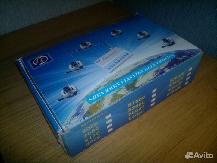 Комплект 6 беспроводных видеокамер