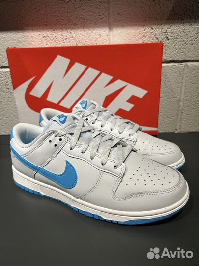 Кеды Nike Dunk Low Grey Blue