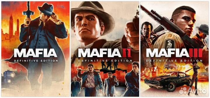 Mafia, Mafia 2, Mafia 3 (Рус) Sony PlayStation 4