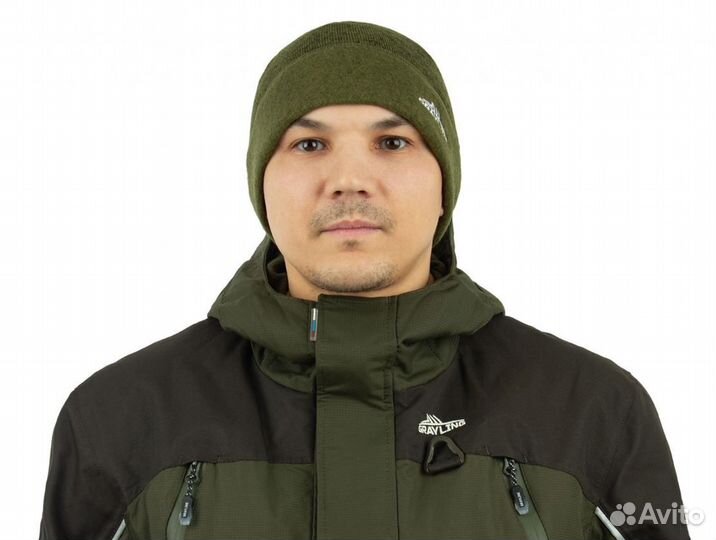 Шапка флисовая кама черный grayling