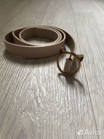 Ремень розовый