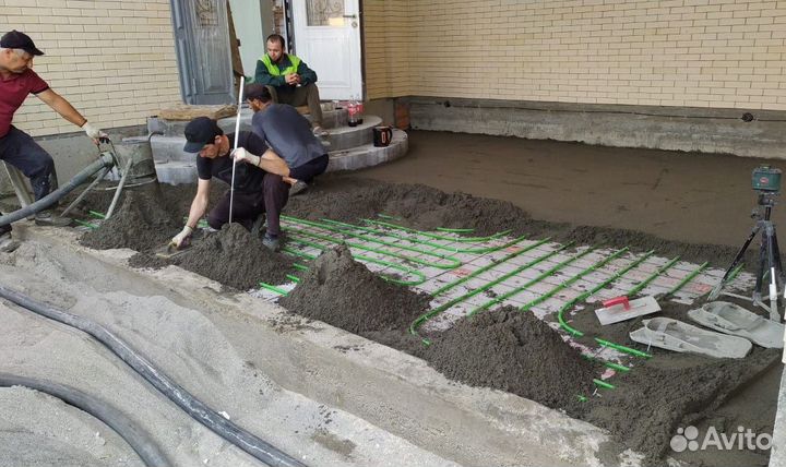 Полусухая стяжка пола