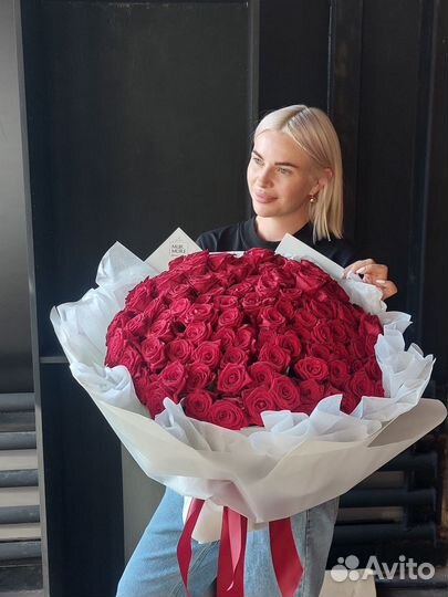 Букет 101 роза с доставкой