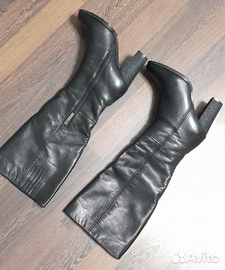 Сапоги женские еврозима на каблуке 35 размер