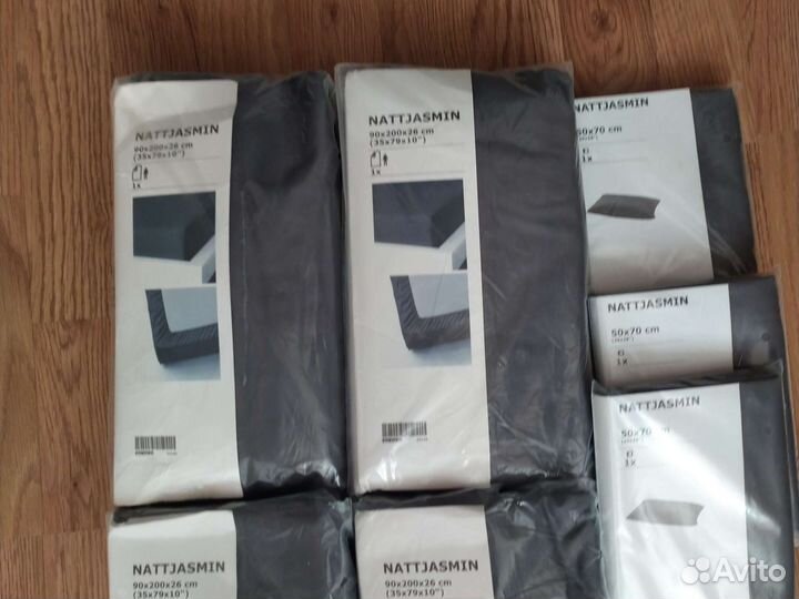 Простынь на резинке IKEA nattjasmin наттэсмин 90