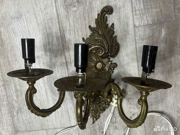 Бра бронза СССР