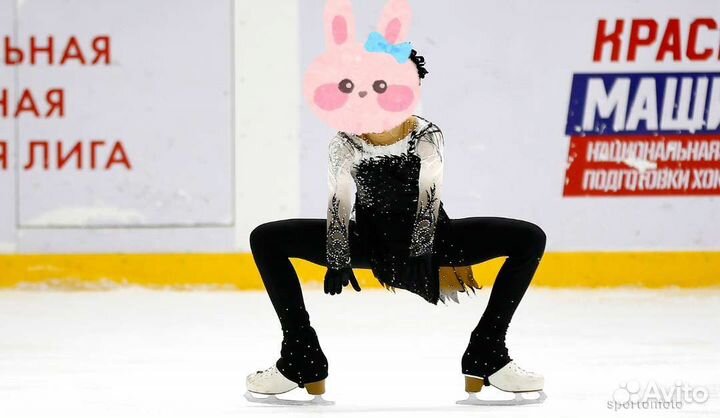 Платье/комбинезон для фигурного катания 128-140