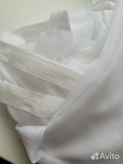 Тюль вуаль белая 4 метра