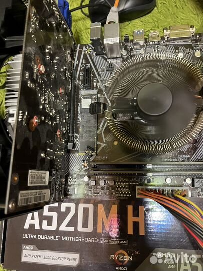 Комплект A520M H + ryzen 5 1400