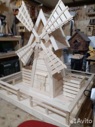 Мельница, декор септика